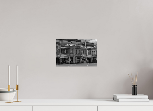 12 x 8″, -Giclée Fine Art Print Dihua Old Street Black and White Fine Art Photograph Taipei Taiwan