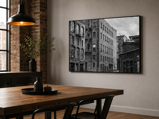 Pioneer Square Facade | Seattle Black and White Architecture Fine Art Photography Print