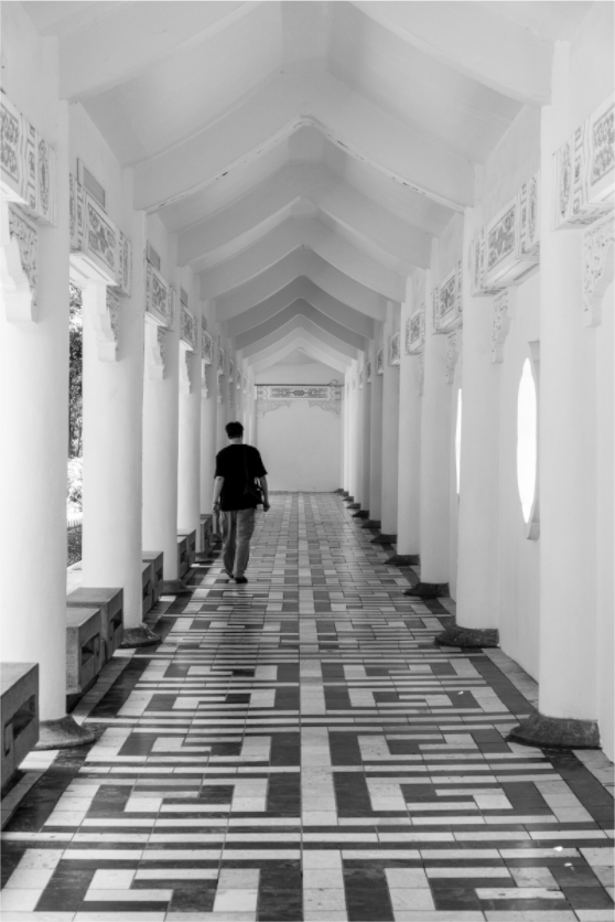 Main image Archway Black and White Fine Art Photograph Taipei Taiwan