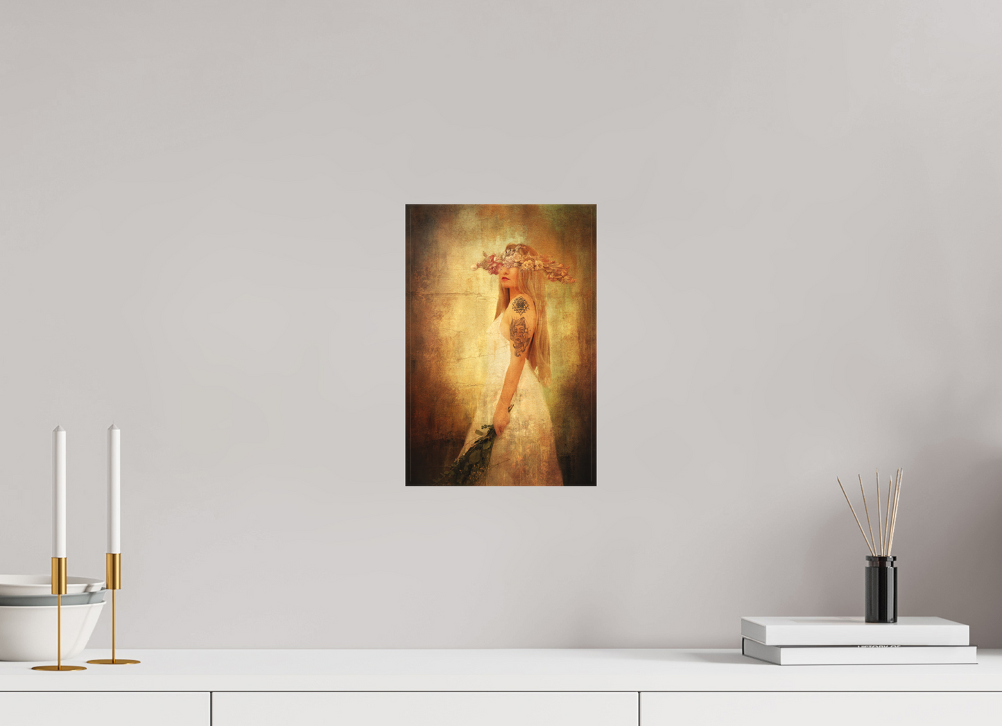 8 x 12″, -Matte Canvas on Stretcher Frame Piscean - Ethereal | Mystic | Surreal | Fine Art