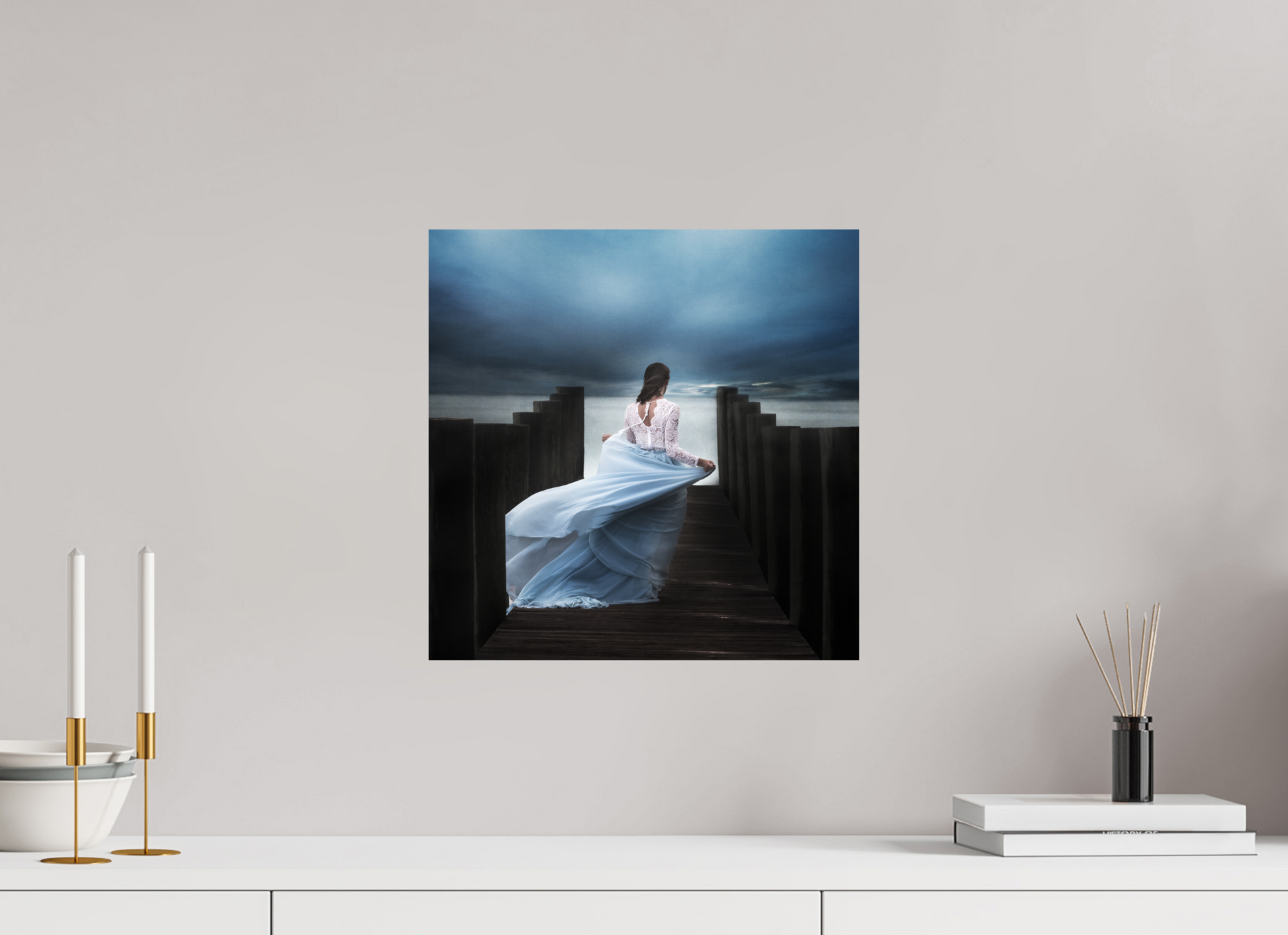 15 x 15″, -Giclée Fine Art Print Horizon - Fine Art Photograph Emotional Cinematic Wall Art