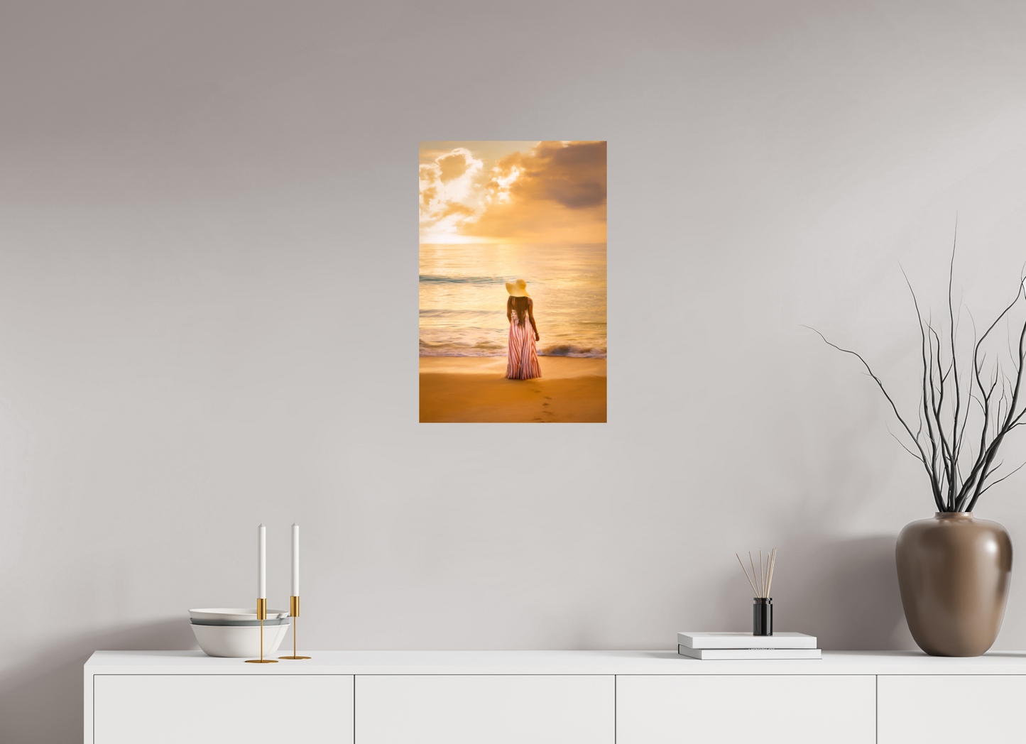 16 x 24″, -Metallic Photo Print on Fuji Crystal Pearl Vero Sunrise | The Quiet Beauty of a Vero Beach Sunrise