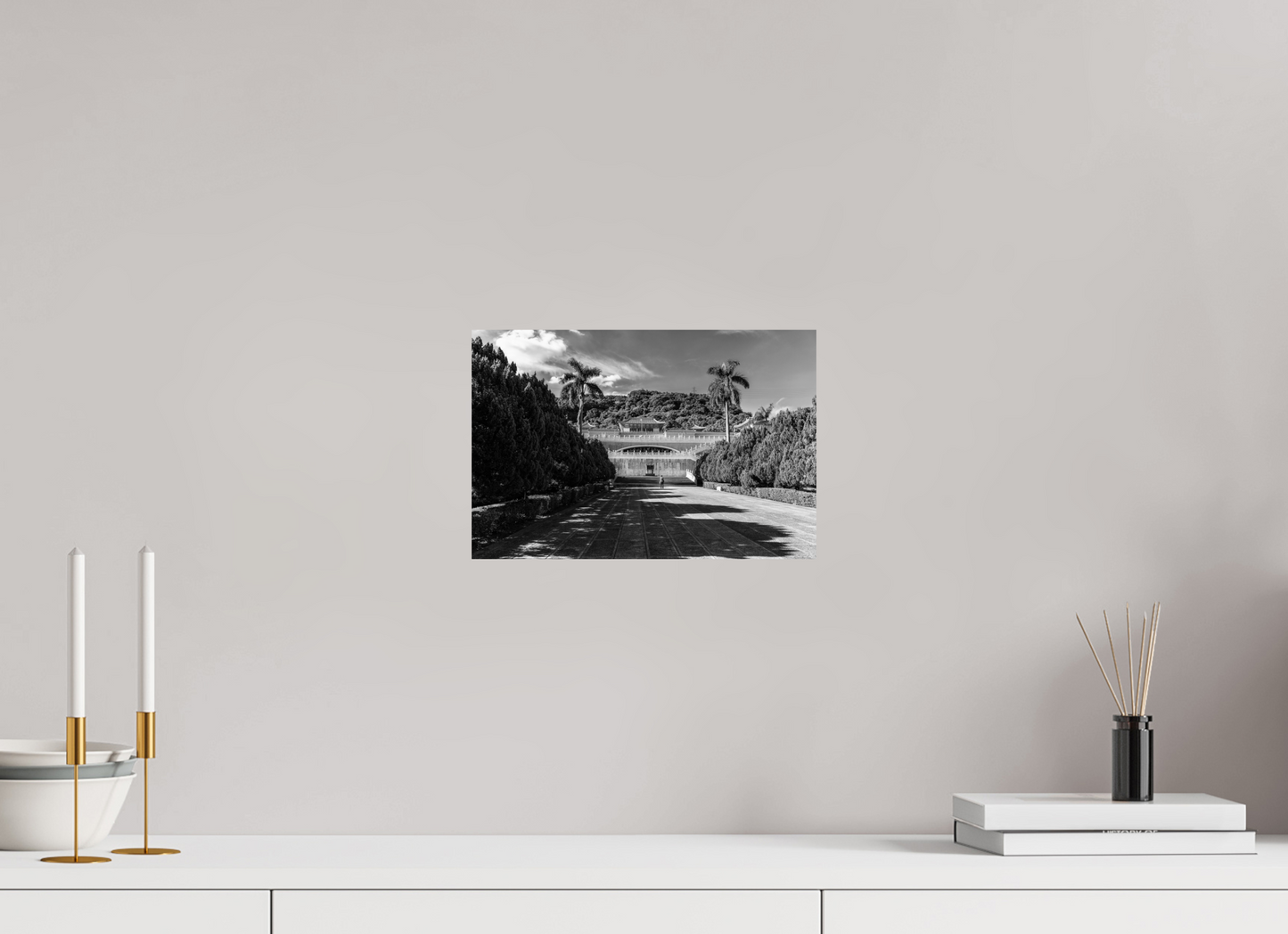 12 x 8″, -Photo Print on Fuji Crystal DP II National Palace Museum Black and White Fine Art Photograph Taipei Taiwan