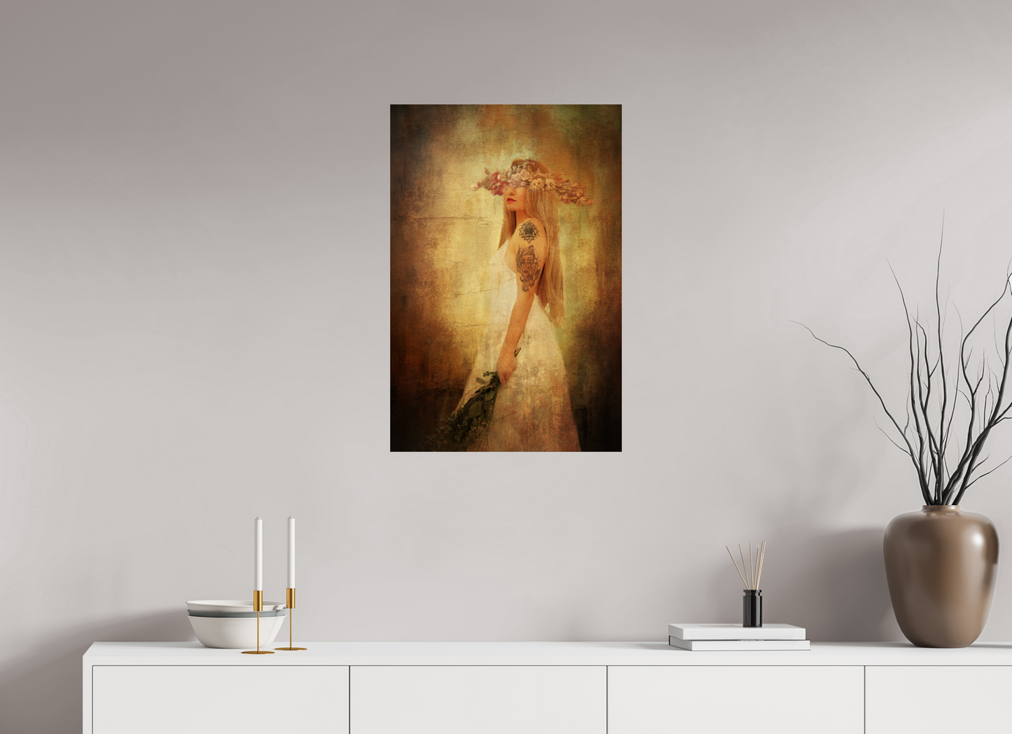 20 x 30″, -Giclée Fine Art Print Piscean - Ethereal | Mystic | Surreal | Fine Art