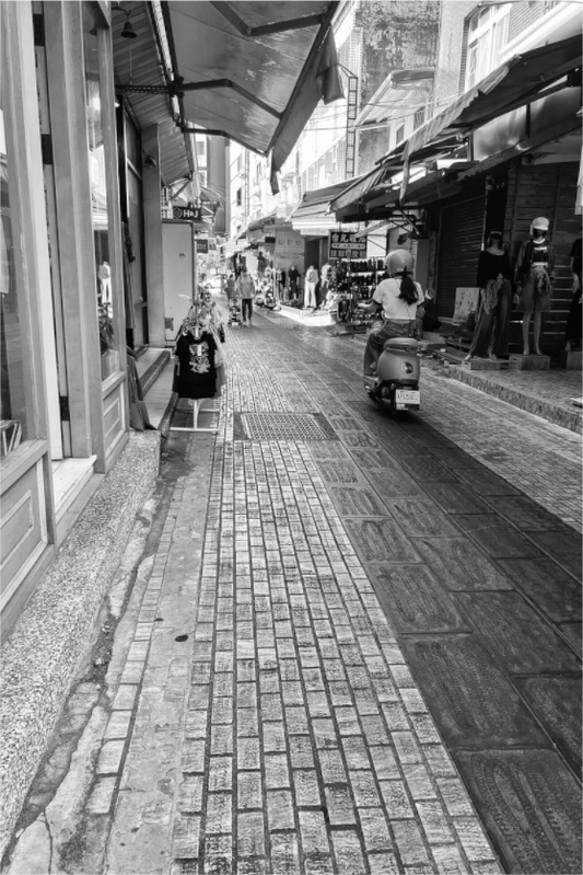 Main image Golden Triangle Black and White Fine Art Photograph Hualien Taiwan