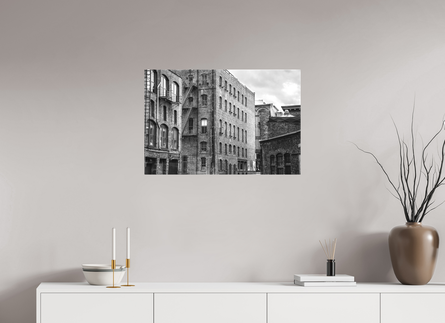 30 x 20″, -Textile Print on Stretcher Frame Pioneer Square Seattle