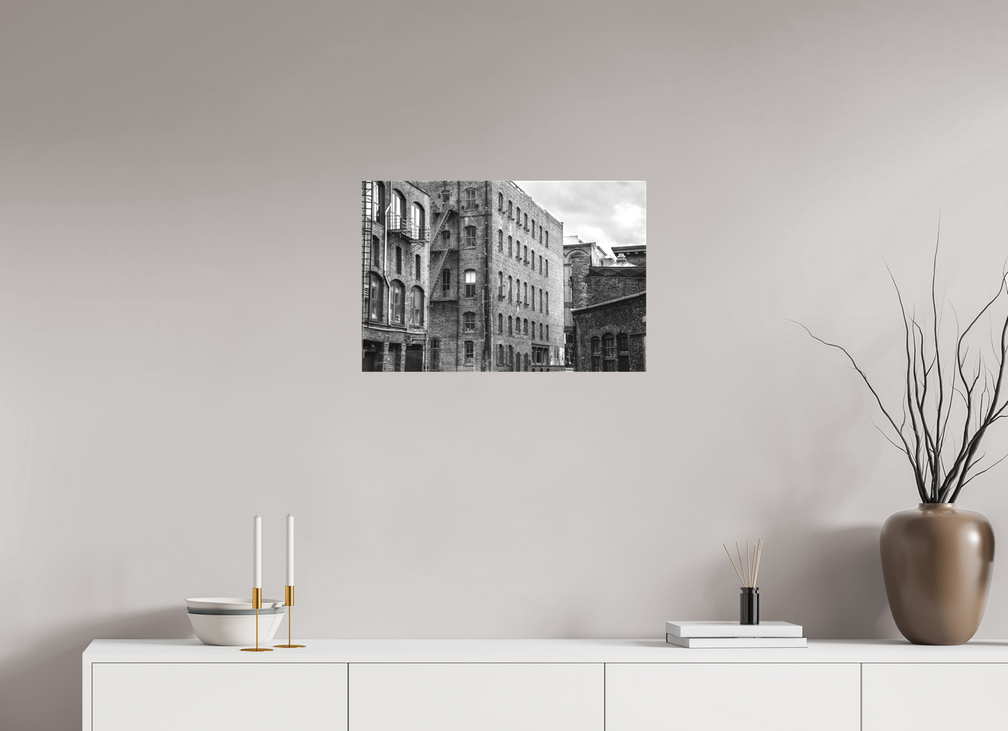 24 x 16″, -Textile Print on Stretcher Frame Pioneer Square Seattle