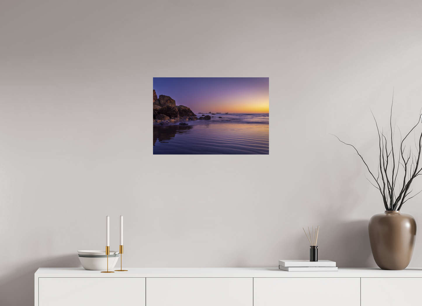 24 x 16″, -Photo Print on Fuji Crystal DP II Oregon Coast Sunset
