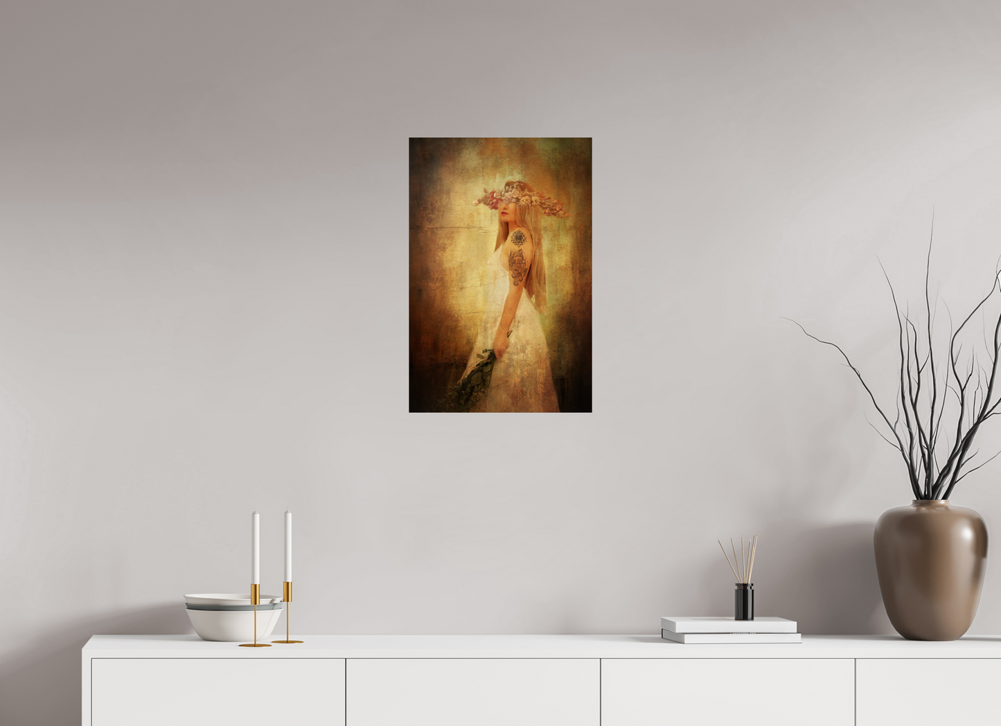 16 x 24″, -Metallic Photo Print on Fuji Crystal Pearl Piscean - Ethereal | Mystic | Surreal | Fine Art