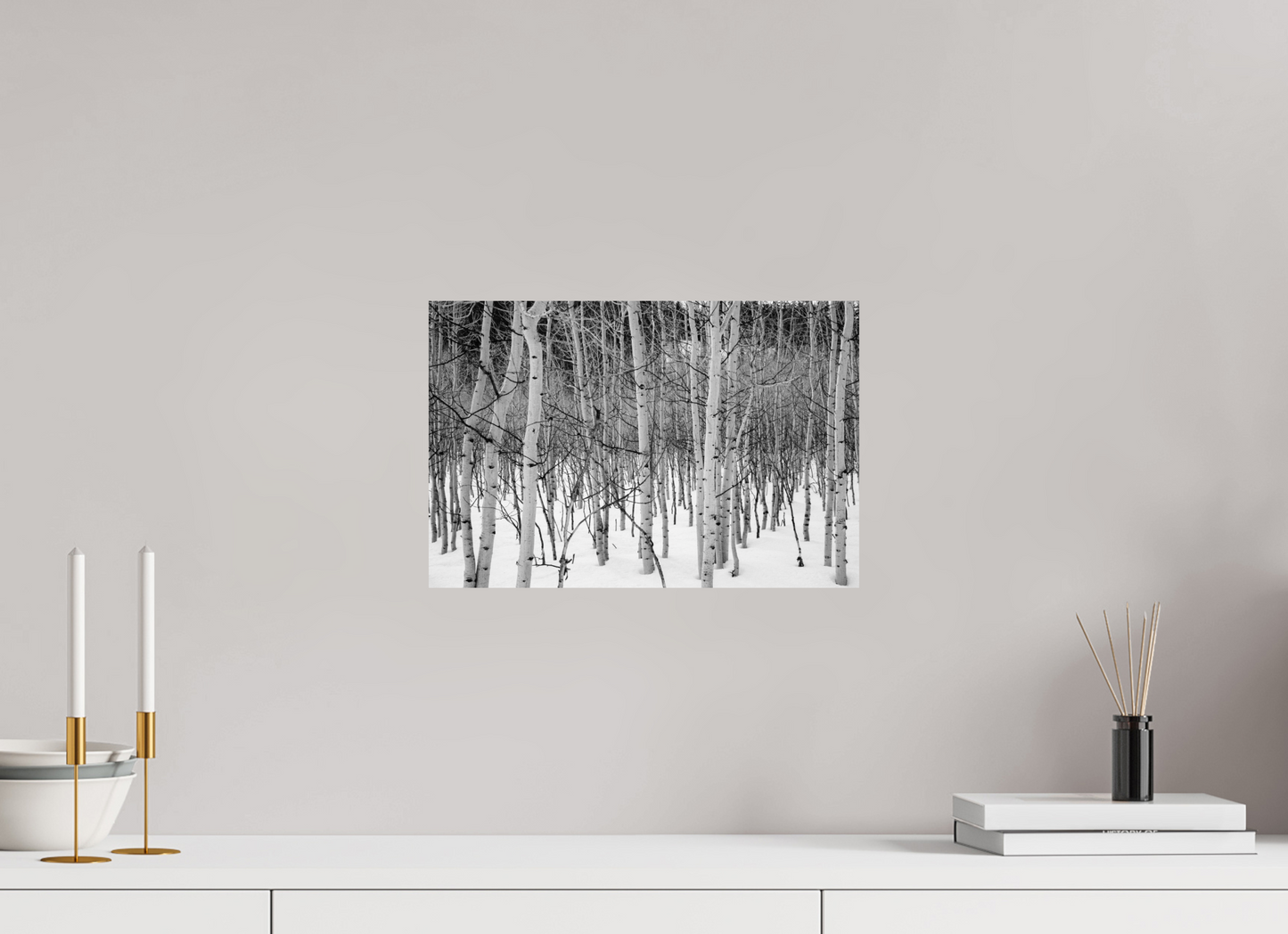 15 x 10″, -Giclée Fine Art Print Wasatch Aspen