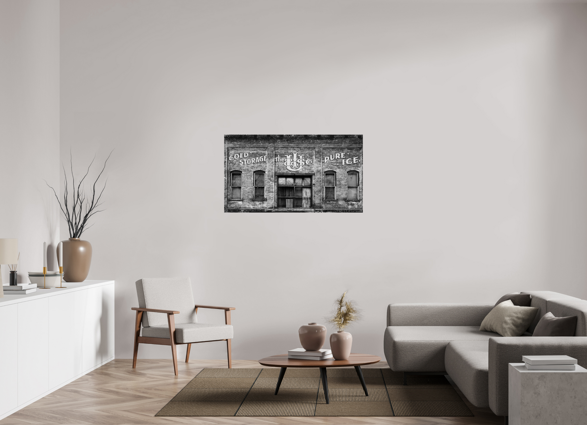 49 x 27.6″, -Giclée Fine Art Print Cold Storage Pure Ice