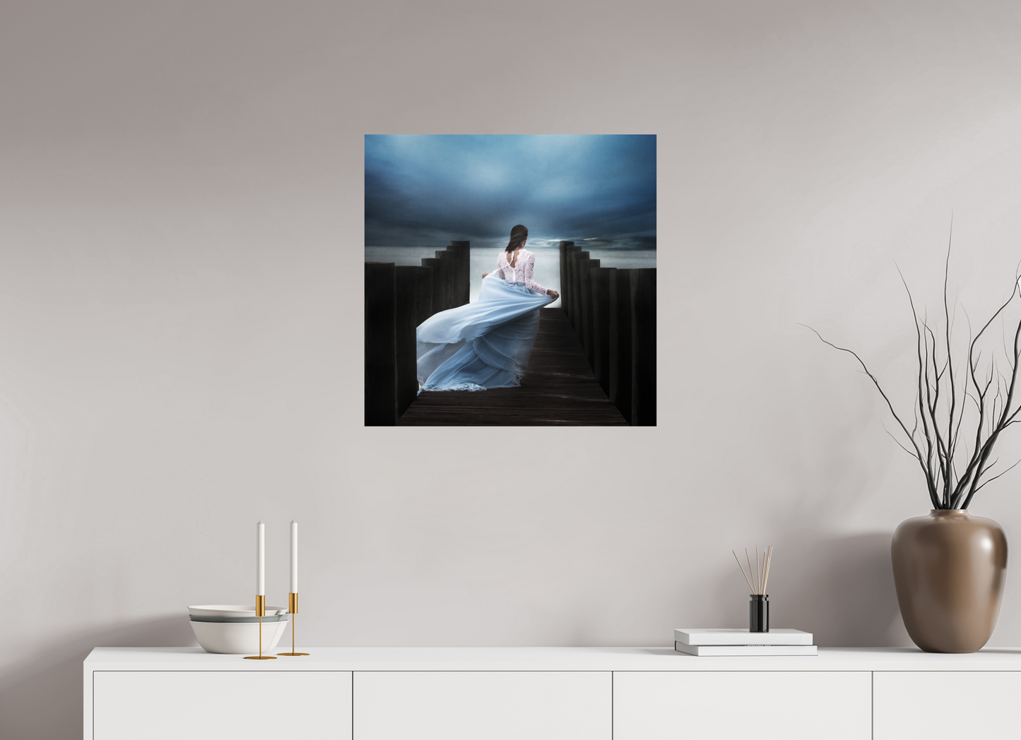 25 x 25″, -Photo Print on Fuji Crystal DP II Horizon - Fine Art Photograph Emotional Cinematic Wall Art