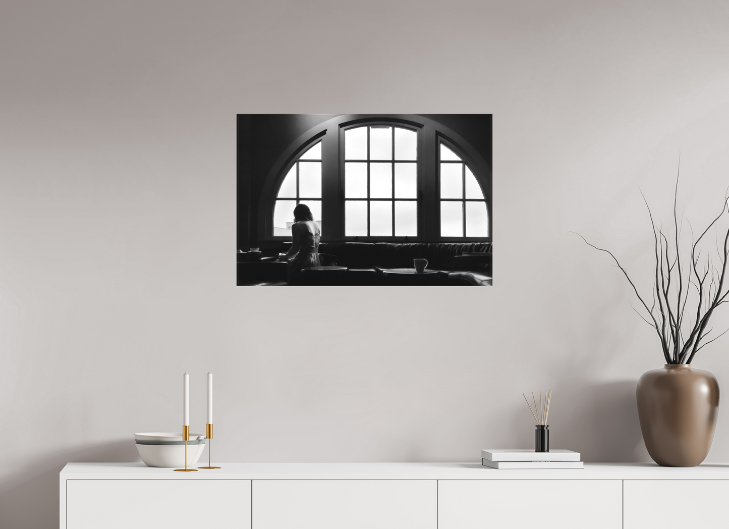 30 x 20″, -Matte Canvas on Stretcher Frame Tuesday Morning - Introspective Mood in Natural Light