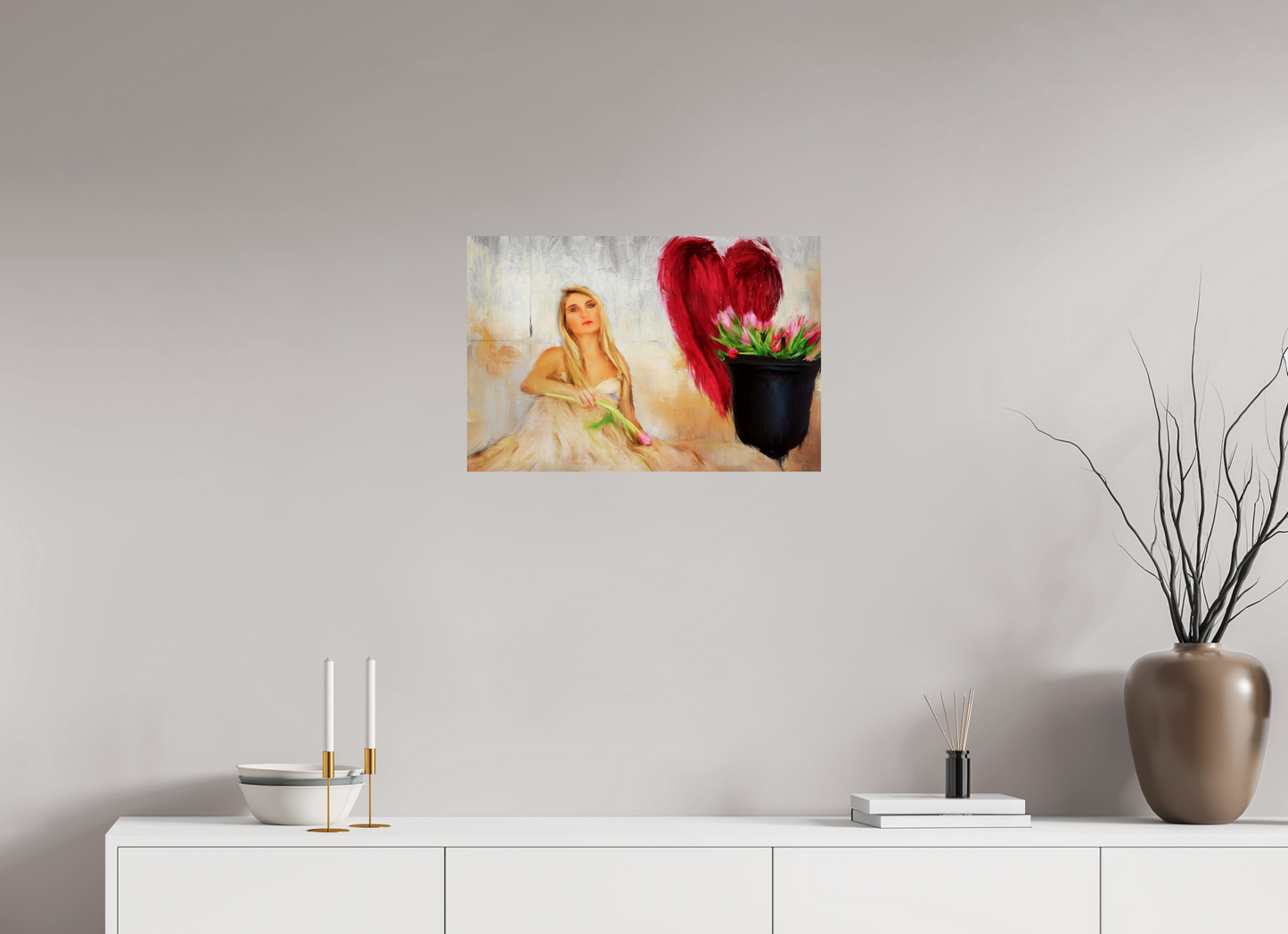 24 x 16″, -Photo Print on Fujiflex High Gloss Another Fall From Grace – A Symbolic Exploration of Beauty, Loss, and Rebirth