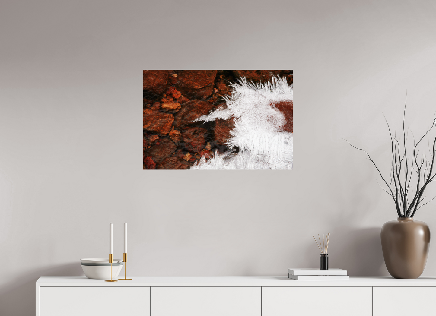 30 x 20″, -Photo Print on Fuji Crystal DP II Red Rock and Ice