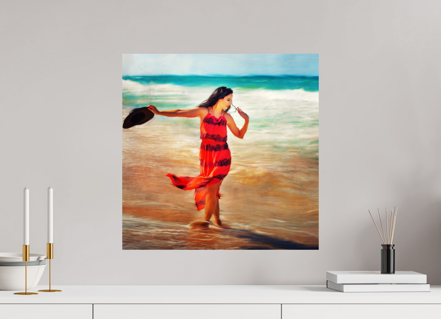 20 x 20″, -Giclée Fine Art Print Sun Dance