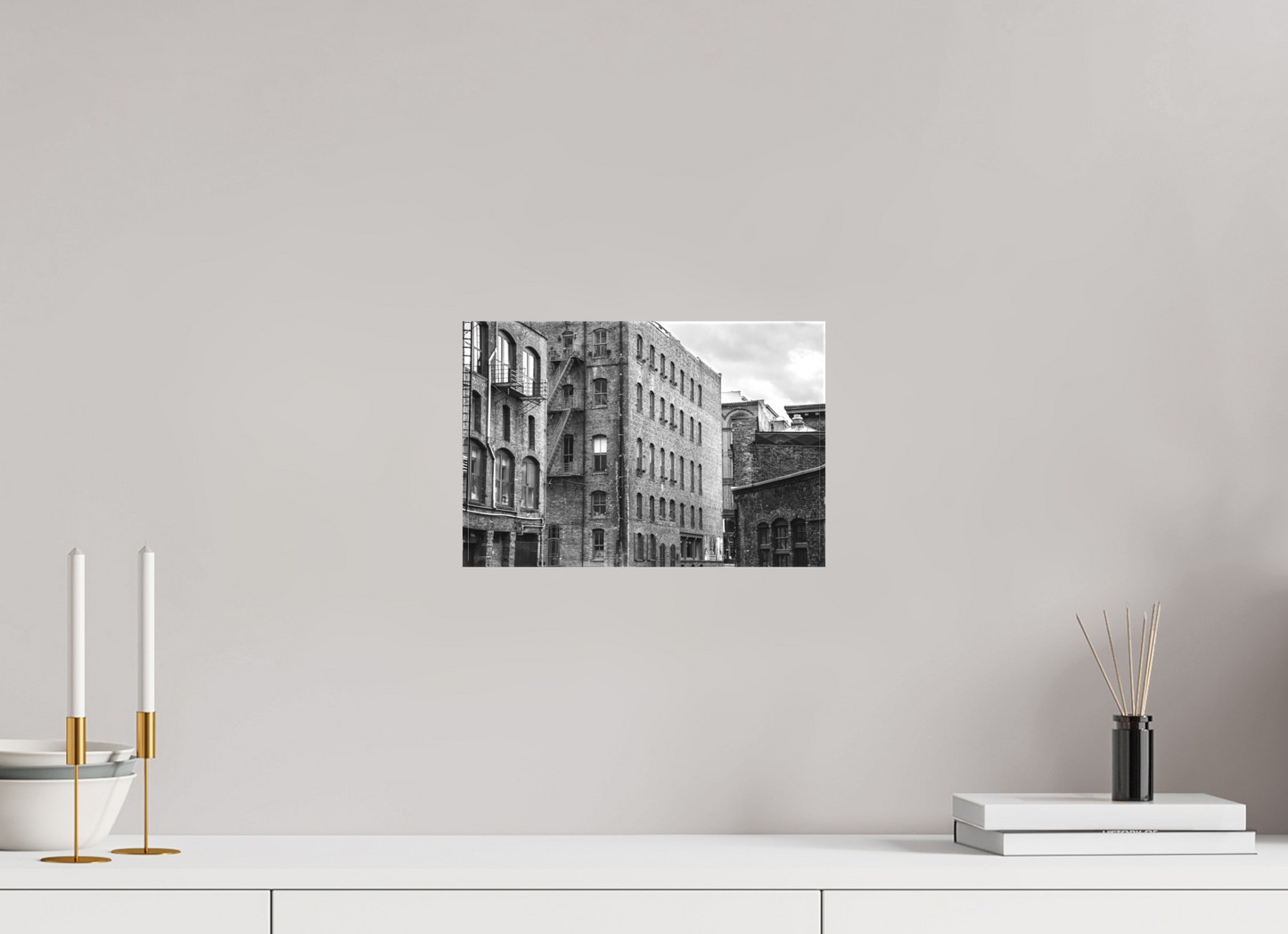 12 x 8″, -Textile Print on Stretcher Frame Pioneer Square Seattle
