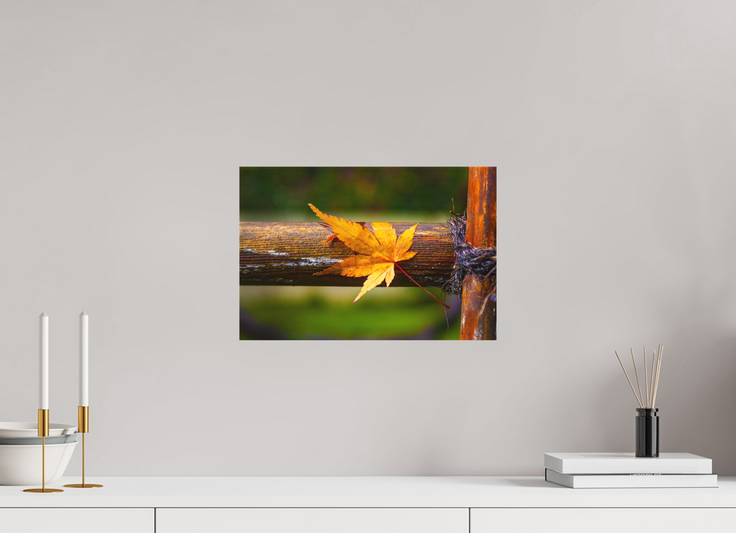 15 x 10″, -Matte Canvas on Stretcher Frame After the Rain | Bamboo and Maple