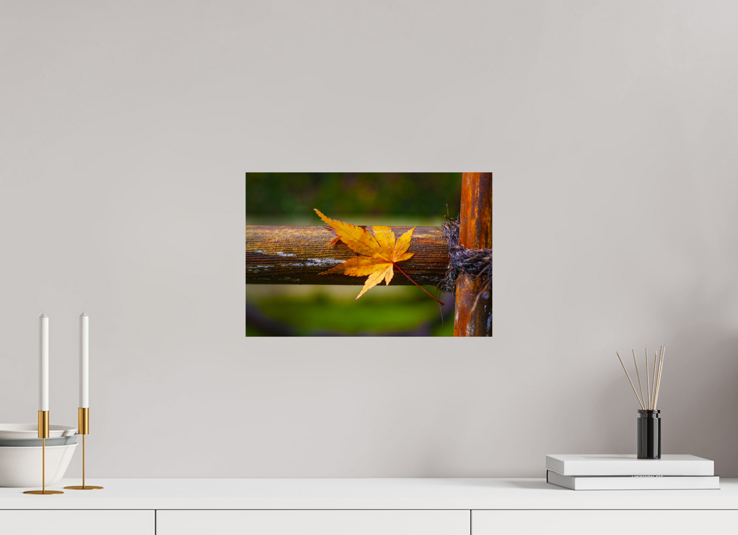 15 x 10″, -Metallic Photo Print on Fuji Crystal Pearl After the Rain | Bamboo and Maple