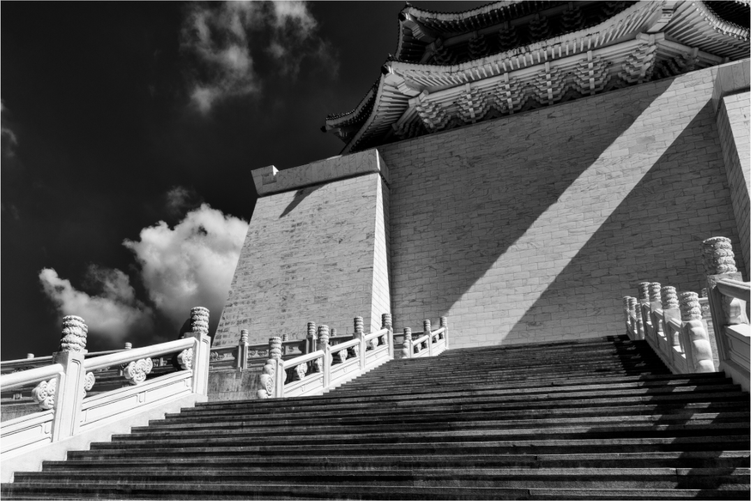 Main image Chiang Kai-shek Memorial Hall Black and White Fine Art Photograph