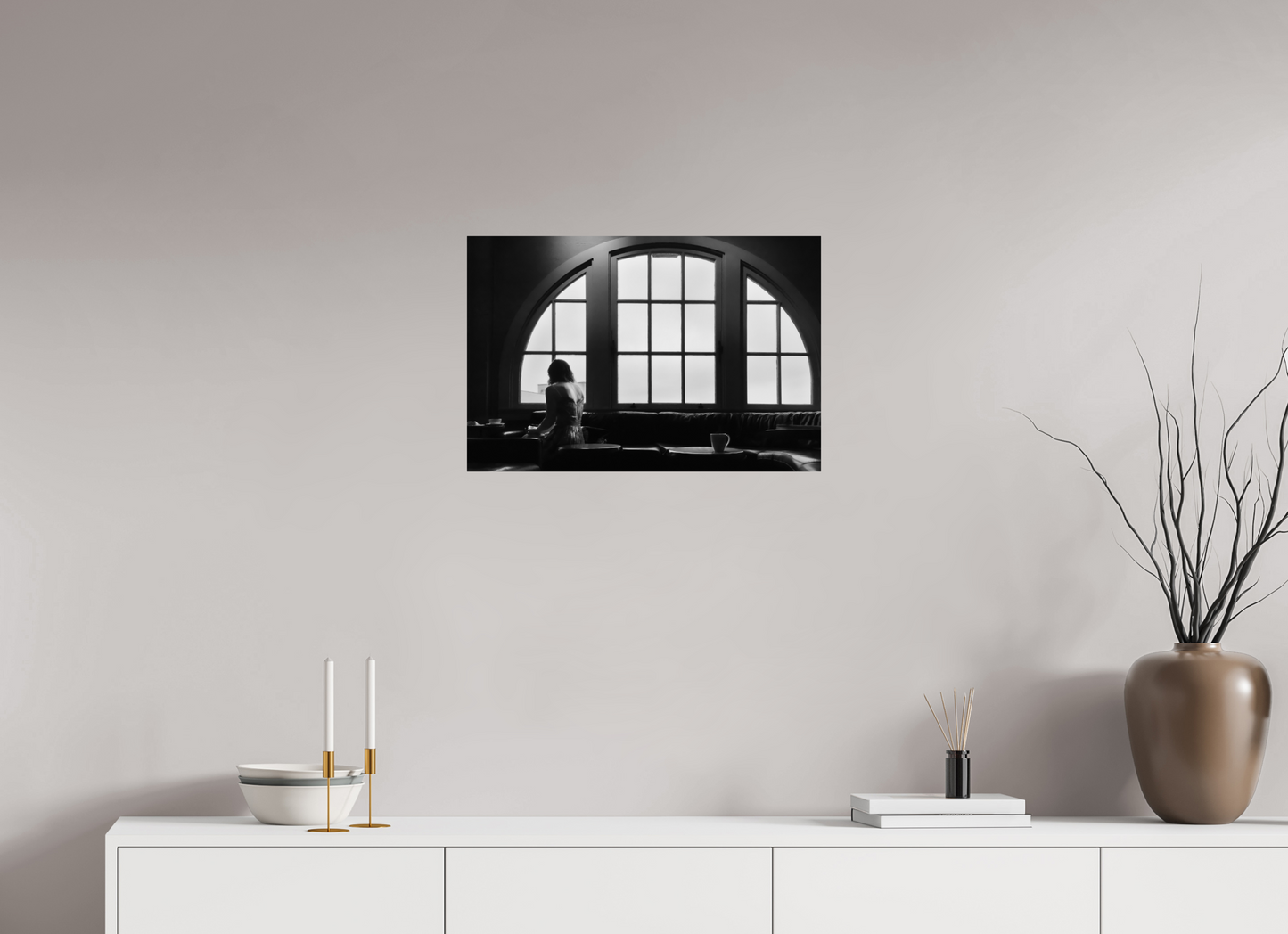 24 x 16″, -Metallic Photo Print on Fuji Crystal Pearl Tuesday Morning - Introspective Mood in Natural Light