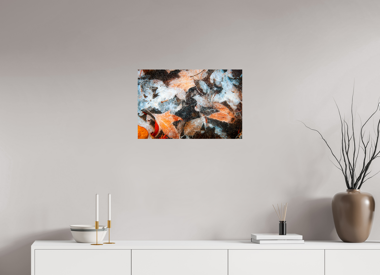 24 x 16″, -Metallic Photo Print on Fuji Crystal Pearl Autumn in Ice