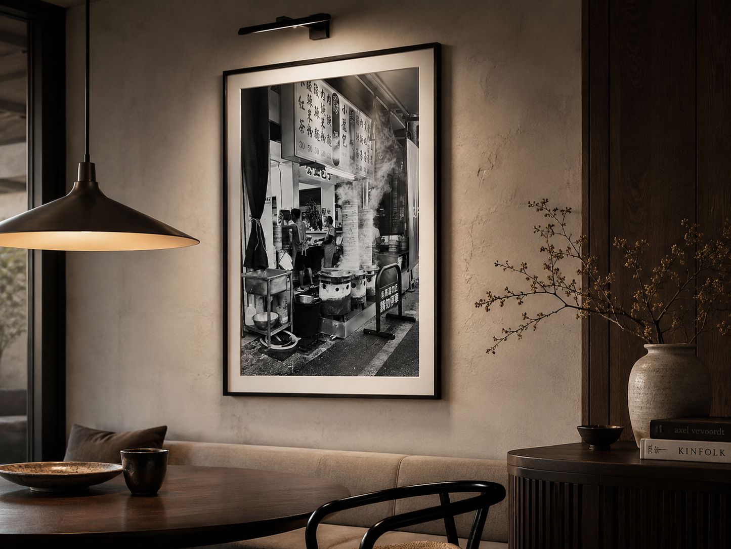 Hualien Dumpling Kitchen | Taiwan Black and White Fine Art Photography Print