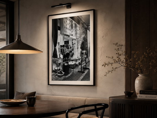 Hualien Dumpling Kitchen | Taiwan Black and White Fine Art Photography Print