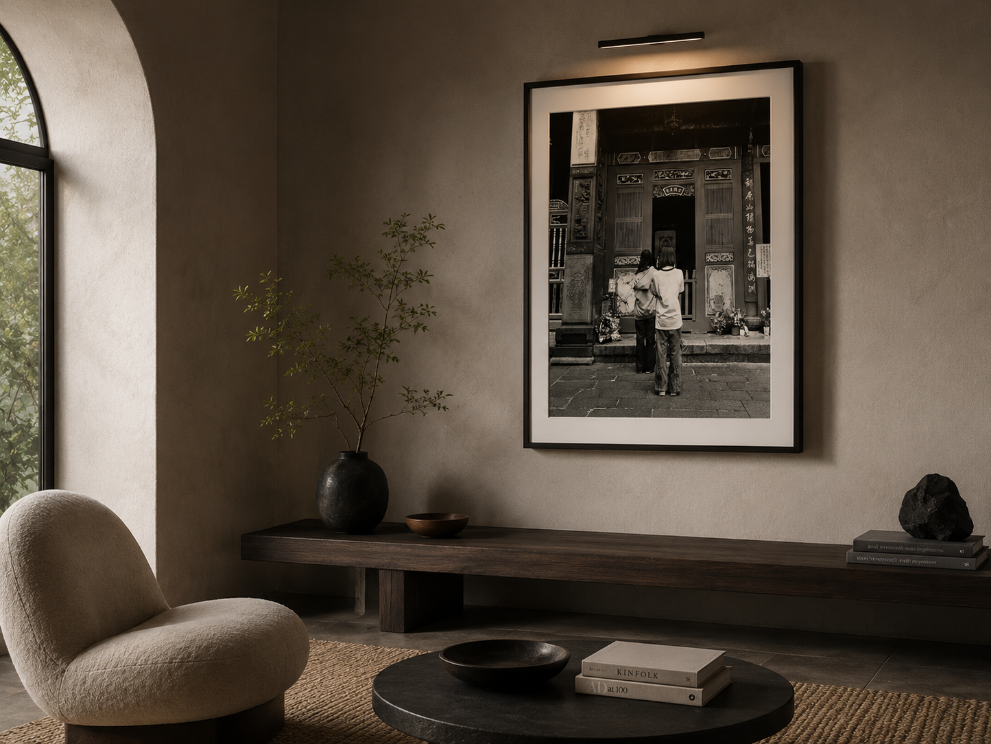 People of Longshan Temple No. 2 | Prayer Black and White Fine Art Photography Print