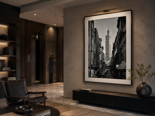 Taipei 101 – Black and White Fine Art Photograph