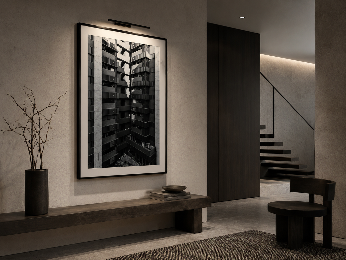 Wanhua High Rise | Taipei Black and White Architecture Photography Print