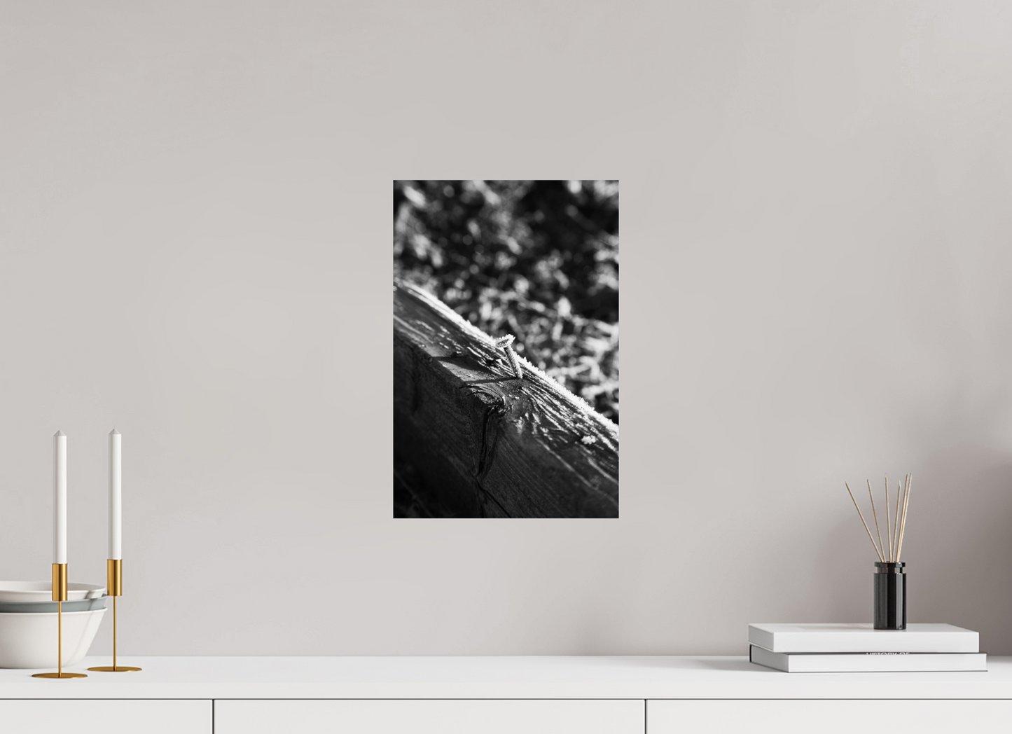 10 x 15″, -Photo Print on Ilford BW Paper Frost and Nail