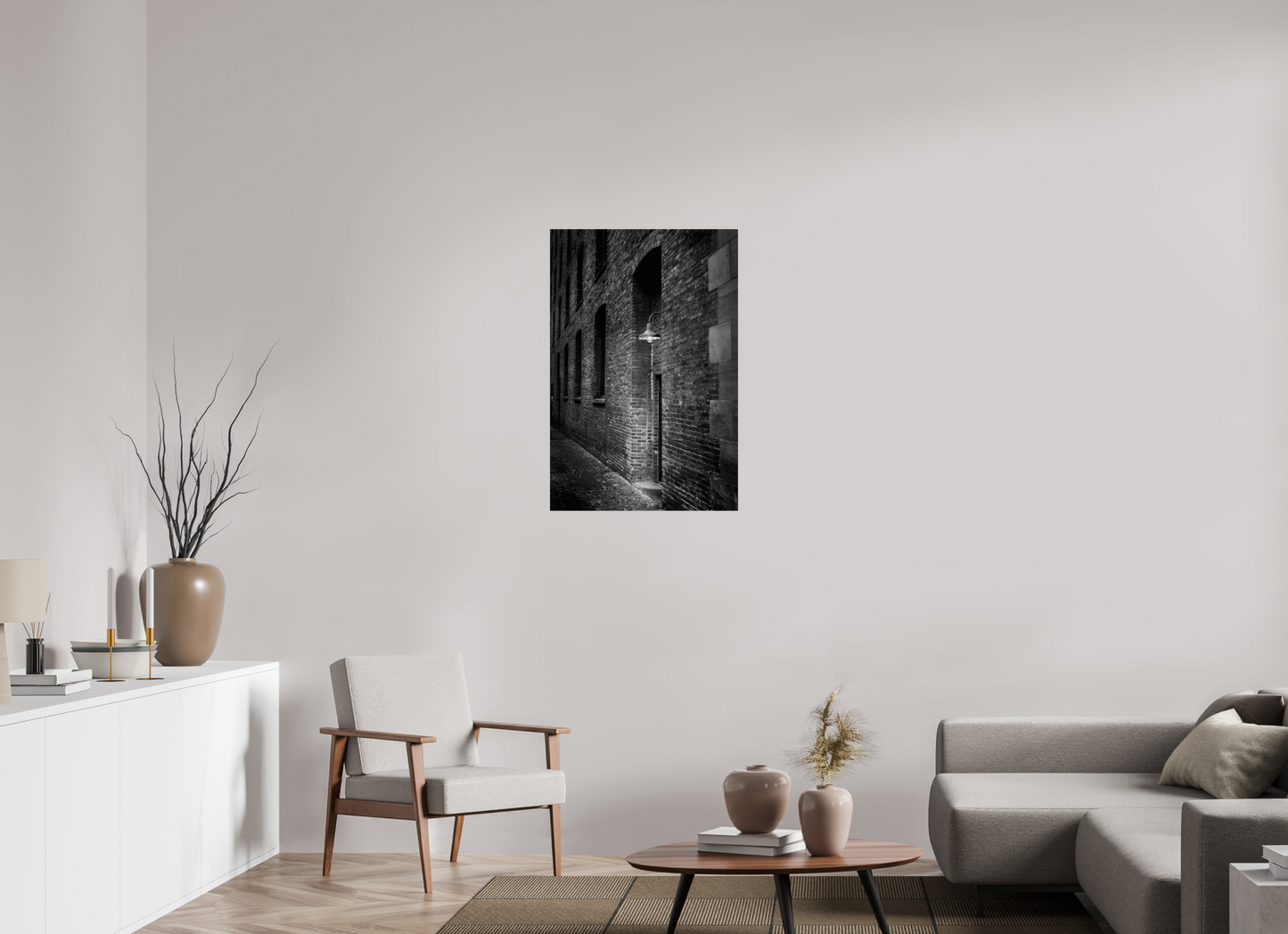 24 x 36″, -Photo Print on Ilford Baryta Paper Alleyway