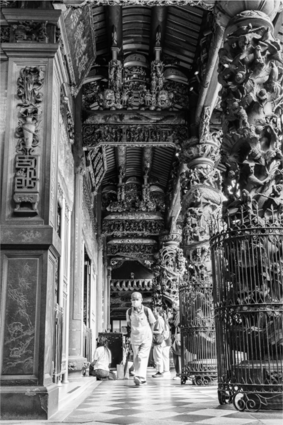 Main image Long Shan Temple Interior Fine Art Photograph Taipei Taiwan