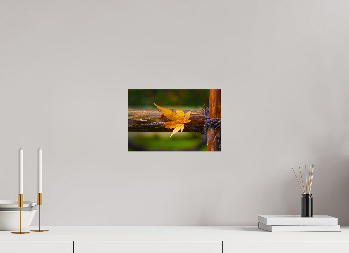12 x 8″, -Giclée Fine Art Print After the Rain | Bamboo and Maple