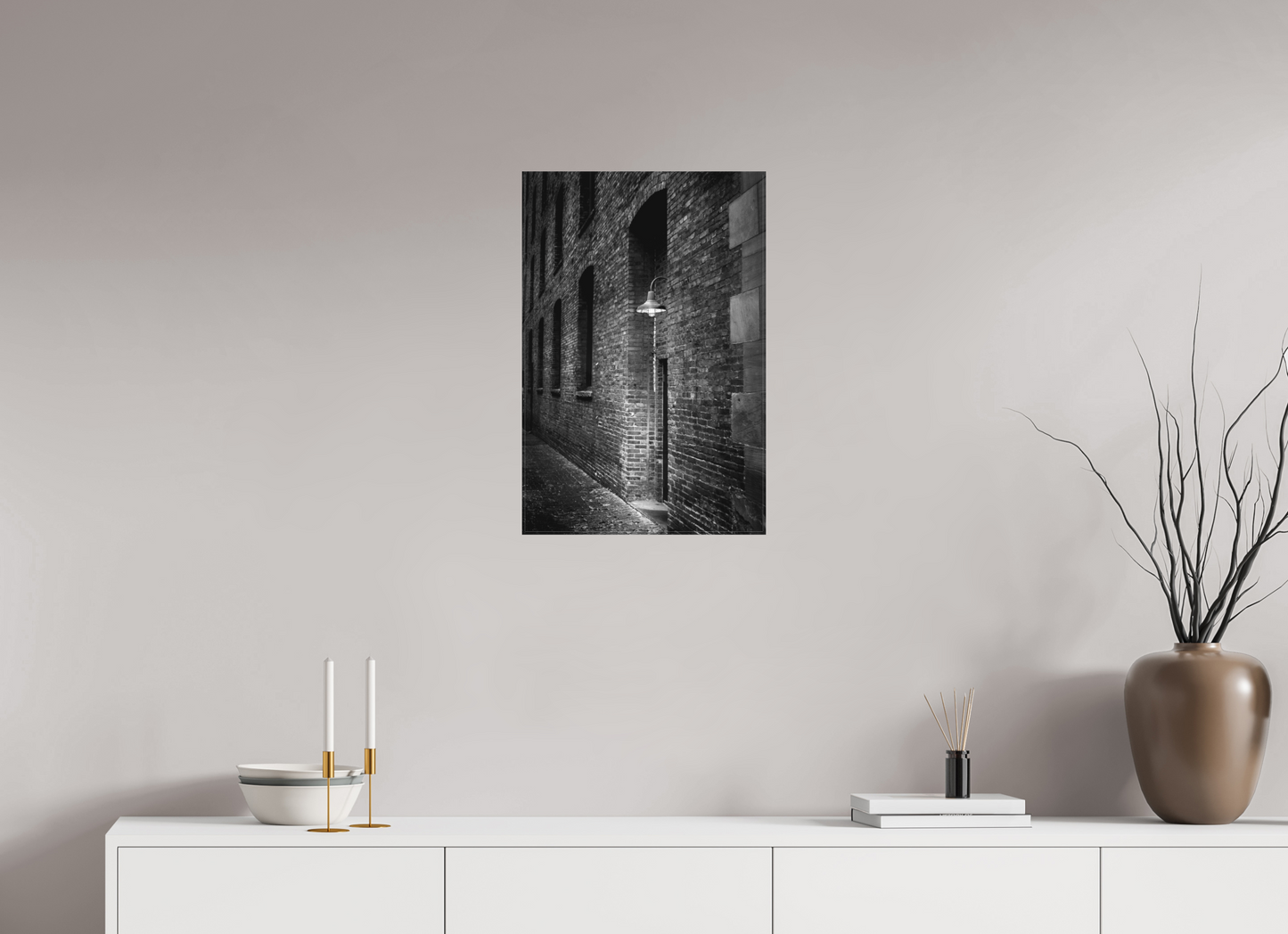 16 x 24″, -Matte Canvas on Stretcher Frame Alleyway