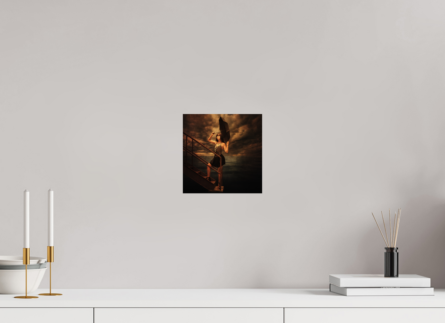 8 x 8″, -Photo Print on Fuji Crystal DP II Beneath the Coming Storm