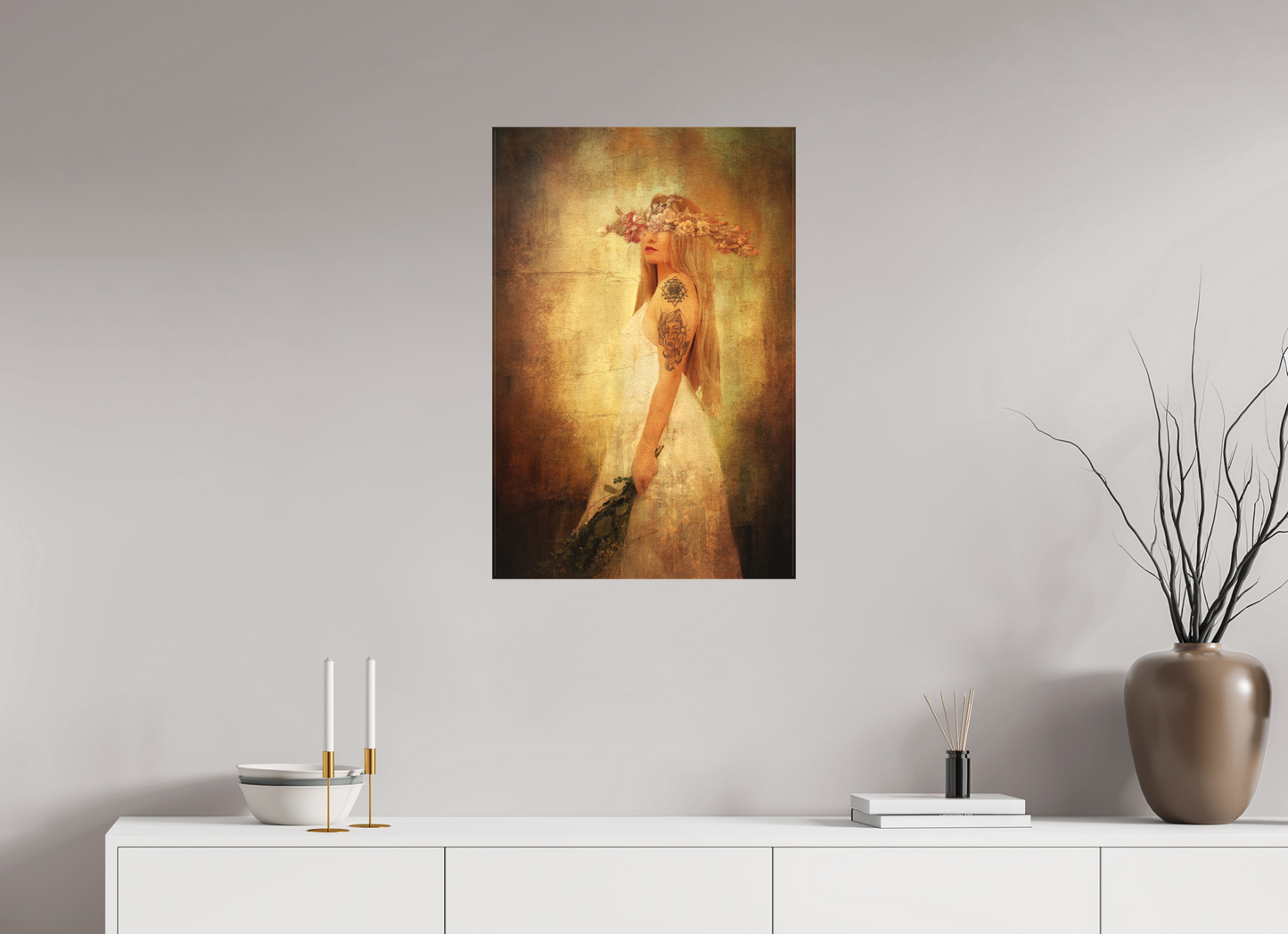 20 x 30″, -Matte Canvas on Stretcher Frame Piscean - Ethereal | Mystic | Surreal | Fine Art