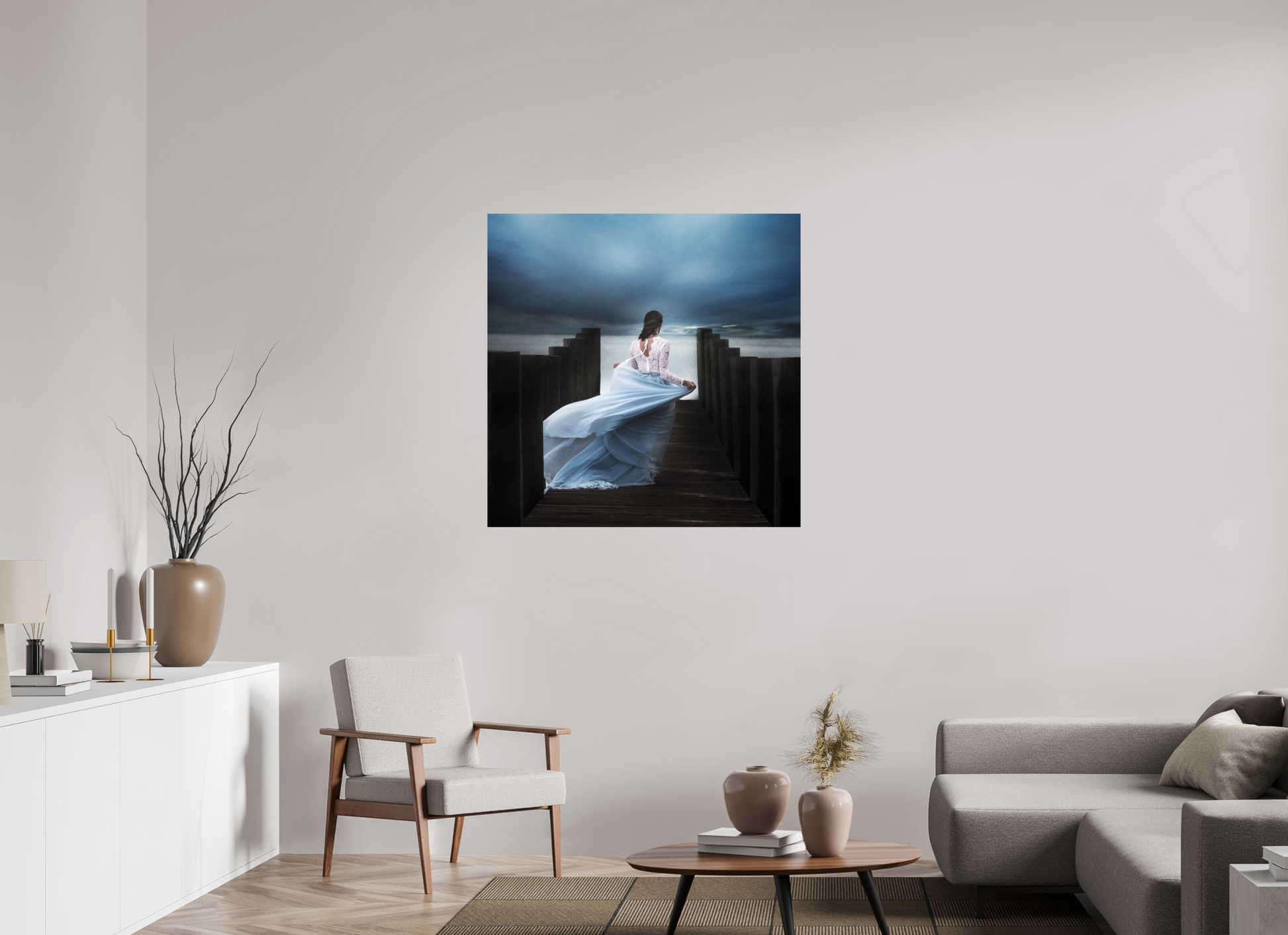 40 x 40″, -Photo Print on Fuji Crystal DP II Horizon - Fine Art Photograph Emotional Cinematic Wall Art