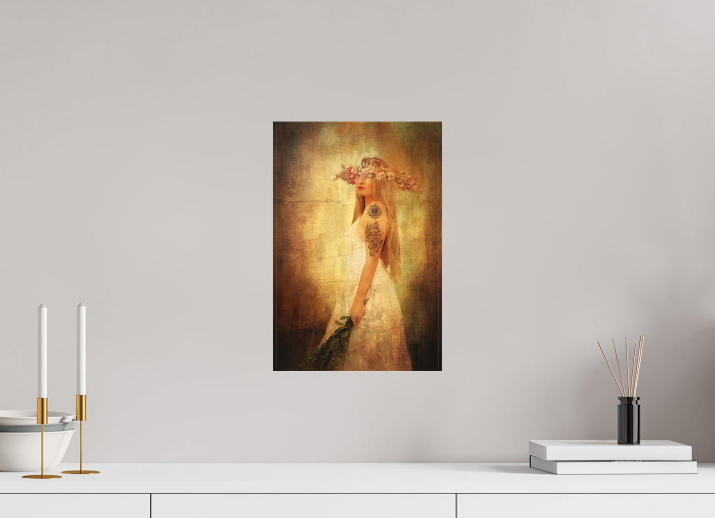10 x 15″, -Matte Canvas on Stretcher Frame Piscean - Ethereal | Mystic | Surreal | Fine Art