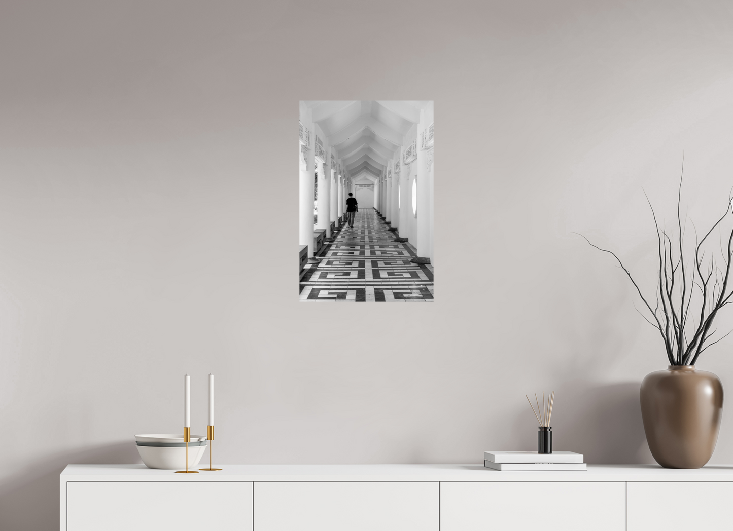 16 x 24″, -Photo Print on Ilford Baryta Paper Archway Black and White Fine Art Photograph Taipei Taiwan