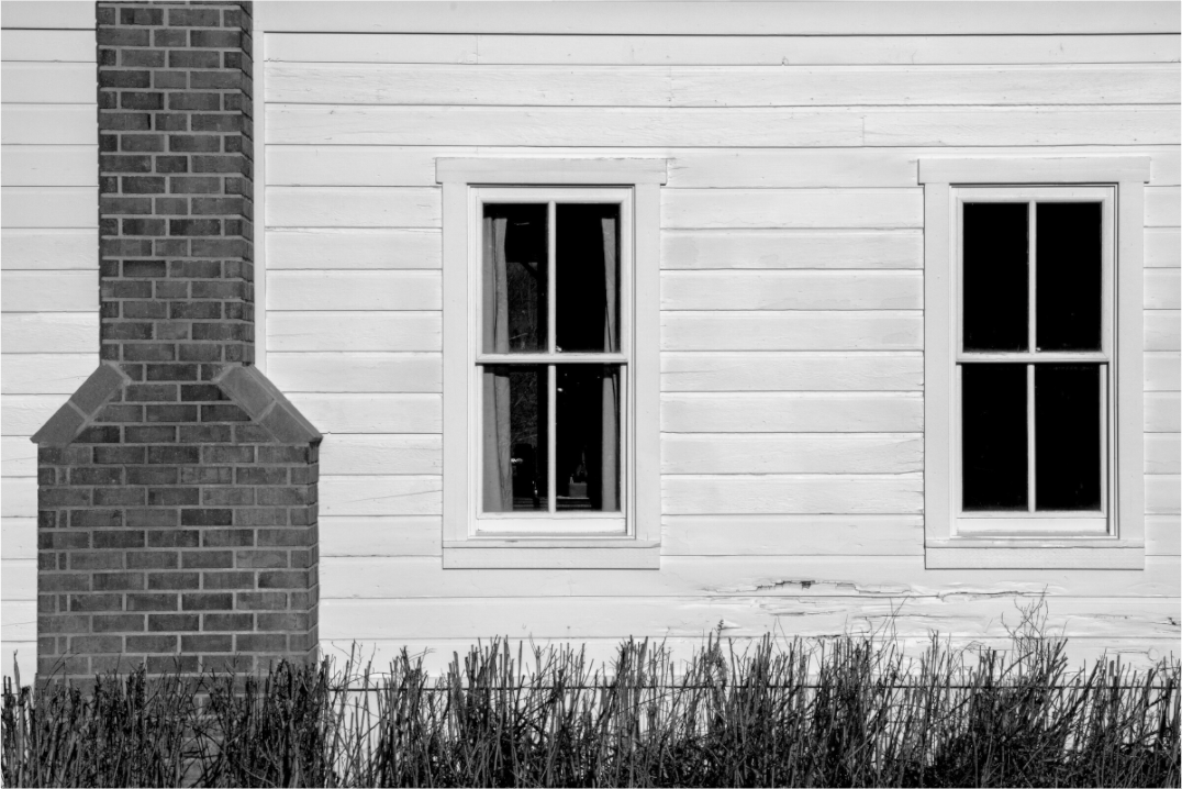 Main image McPolin Farmhouse | Geometry, Texture, History: A Study in Contrast