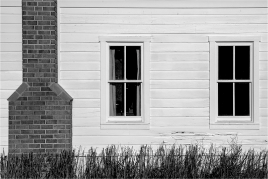 Main image McPolin Farmhouse | Geometry, Texture, History: A Study in Contrast