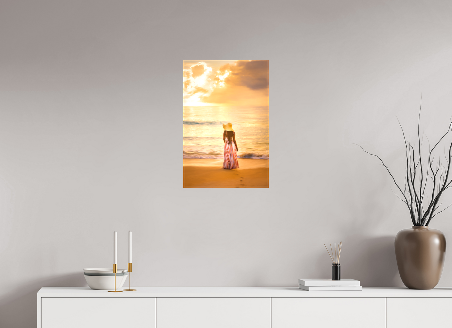 16 x 24″, -Matte Canvas on Stretcher Frame Vero Sunrise | The Quiet Beauty of a Vero Beach Sunrise