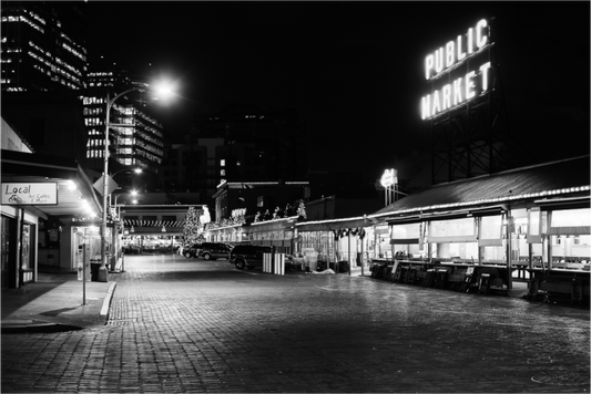 Main image Seattle Market by Night