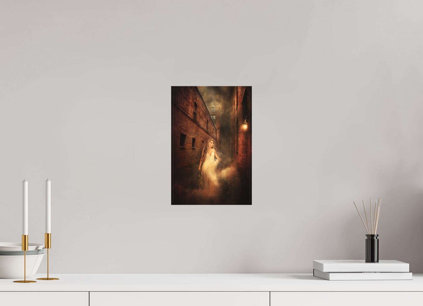 8 x 12″, -Matte Canvas on Stretcher Frame Apparition – Ethereal Wall Art for Modern and Mystical Spaces