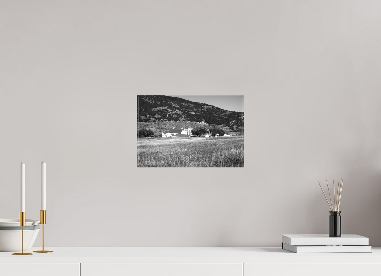 12 x 8″, -Matte Canvas on Stretcher Frame McPolin Farm | The Farm in Autumn Light