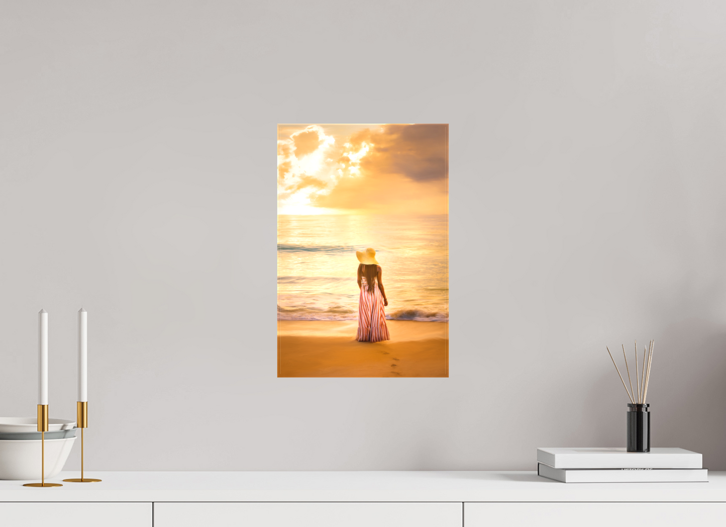 10 x 15″, -Matte Canvas on Stretcher Frame Vero Sunrise | The Quiet Beauty of a Vero Beach Sunrise